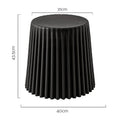 Artiss Bar Stool 2x Cupcake Plastic Footrest Black