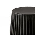 Artiss Bar Stool 2x Cupcake Plastic Footrest Black