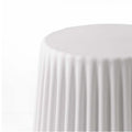 Artiss 2x Bar Stools White Plastic Cupcake Design Footrest