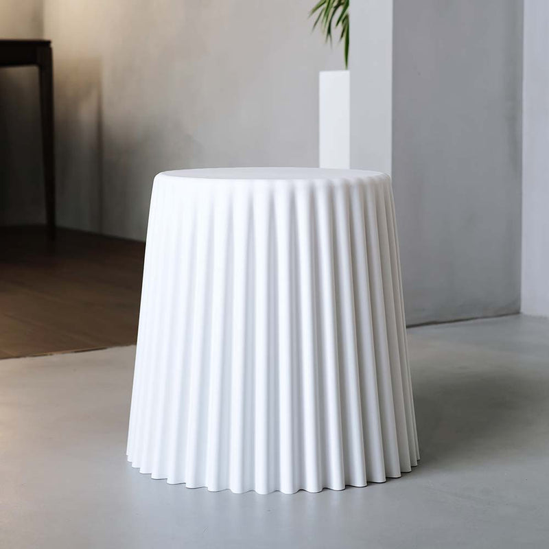 Artiss 2x Bar Stools White Plastic Cupcake Design Footrest