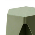 Artiss Bar Stools x2 Puzzle Plastic Footrest Green