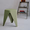 Artiss Bar Stools x2 Puzzle Plastic Footrest Green
