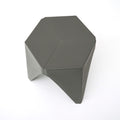 Artiss Bar Stools x2 Puzzle Grey Plastic Foot Stool