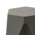 Artiss Bar Stools x2 Puzzle Grey Plastic Foot Stool
