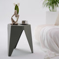 Artiss Bar Stools x2 Puzzle Grey Plastic Foot Stool