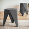 Artiss 4pc Puzzle Stackable Bar Stools Grey