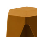 Artiss 2x Bar Stools Yellow Plastic Kitchen Dining Chair Puzzle Foot