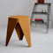 Artiss 2x Bar Stools Yellow Plastic Kitchen Dining Chair Puzzle Foot