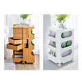 Artiss 5 Tier Storage Trolley Boby Replica Green Bedside Cart