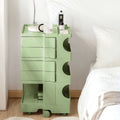 Artiss 5 Tier Storage Trolley Boby Replica Green Bedside Cart