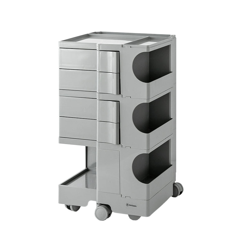 Artiss Storage Trolley Bedside Table 5 Tier Cart Boby Replica Grey