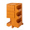 Artiss 5 Tier Storage Trolley Orange Boby Replica Cart Bedside