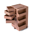 Artiss 5 Tier Storage Trolley Bedside Table Cart Pink Boby