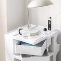 Artiss 5 Tier Storage Trolley Cart Bedside Table White