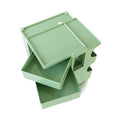 Artiss 3 Tier Storage Trolley Green Bedside Table Cart