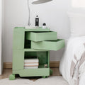 Artiss 3 Tier Storage Trolley Green Bedside Table Cart