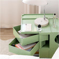 Artiss 3 Tier Storage Trolley Green Bedside Table Cart