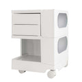 Artiss 3 Tier Storage Trolley Bedside Table White Cart