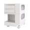 Artiss 3 Tier Storage Trolley Bedside Table White Cart