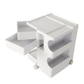Artiss 3 Tier Storage Trolley Bedside Table White Cart