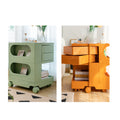 Artiss 3 Tier Storage Trolley Bedside Table White Cart