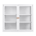 Artiss Buffet Cabinet Sideboard Wall Mounted Clear Display Storage 60cm White