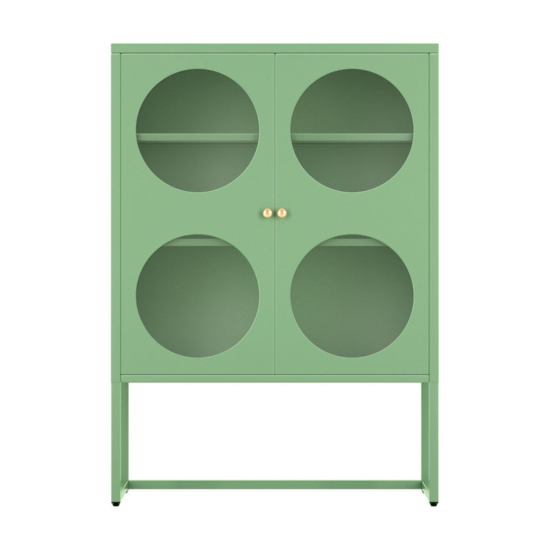 Artiss Buffet Sideboard Metal Cabinet Green