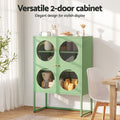 Artiss Buffet Sideboard Metal Cabinet Green