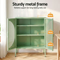 Artiss ELSA Metal Buffet Sideboard Cabinet Green