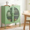 Artiss ELSA Metal Buffet Sideboard Cabinet Green