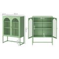 Artiss ELMA Metal Buffet Sideboard Cabinet Green