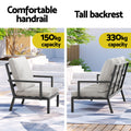 Gardeon 7-Seater Outdoor Aluminium Sofa Furniture Set Table Chairs