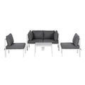 Gardeon 6PCE Outdoor Sofa Set Aluminium Patio Furniture Lounge