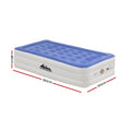 Weisshorn Air Mattress Single 46cm Inflatable Airbed Cube