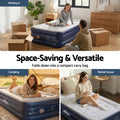 Weisshorn Single Air Mattress 46cm Inflatable Bed Cube