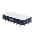 Weisshorn Air Mattress Single 46cm Inflatable Bed Grey