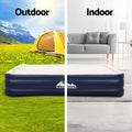 Weisshorn Air Mattress Single 46cm Inflatable Bed Grey