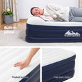 Weisshorn Air Mattress Single 46cm Inflatable Bed Grey