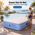 Weisshorn Queen Air Mattress with Rechargeable Cordless Pump 50cm