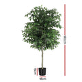 Artiss 180cm Artificial Ficus Tree Fake Plant Indoor Decor 1.8M