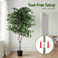 Artiss 180cm Artificial Ficus Tree Fake Plant Indoor Decor 1.8M