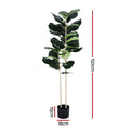 Artiss 150cm Artificial Fiddle Tree Faux Plant Indoor Decor 1.5M