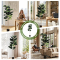 Artiss 150cm Artificial Fiddle Tree Faux Plant Indoor Decor 1.5M