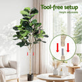 Artiss 180cm Artificial Fiddle Leaf Fig Tree Faux Indoor Plant