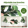 Artiss 180cm Artificial Fiddle Leaf Fig Tree Faux Indoor Plant