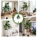 Artiss 180cm Artificial Fiddle Leaf Fig Tree Faux Indoor Plant