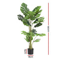 Artiss 140cm Artificial Monstera Tree Faux Indoor Plant Decor 1.4M