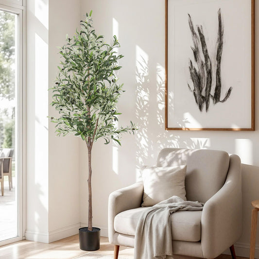 Artiss 180cm Artificial Olive Tree Faux Indoor Plant Lifelike Decor