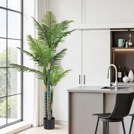 Artiss 180cm Artificial Palm Tree Faux Indoor Plant Lifelike Decor