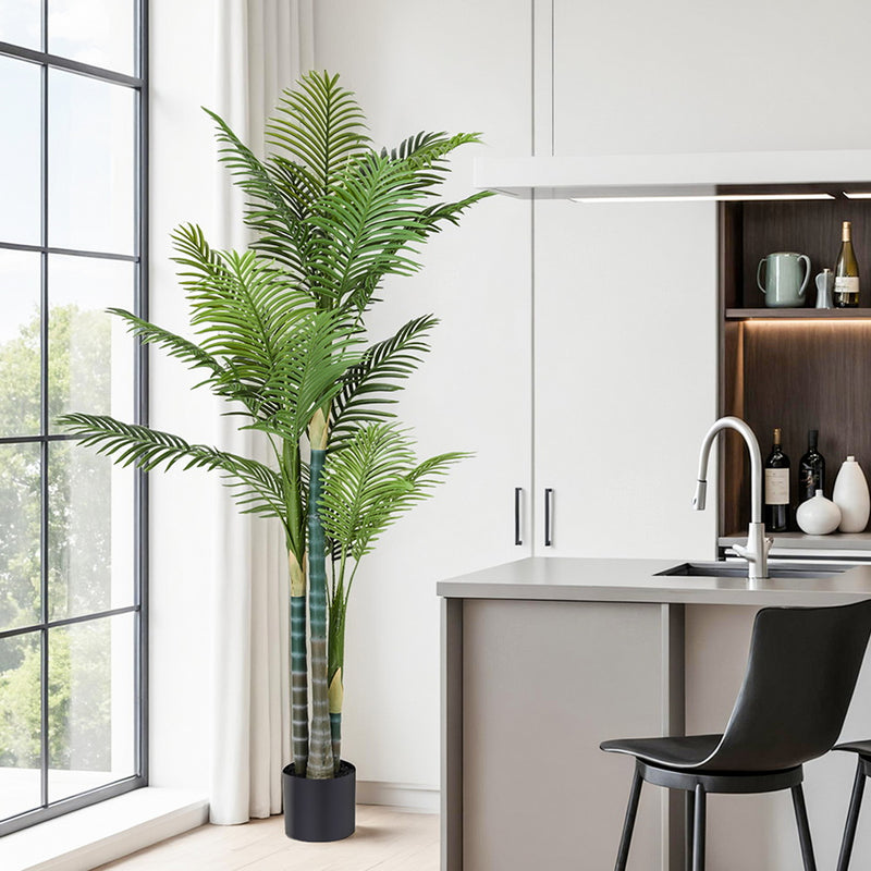 Artiss 180cm Artificial Palm Tree Faux Indoor Plant Lifelike Decor